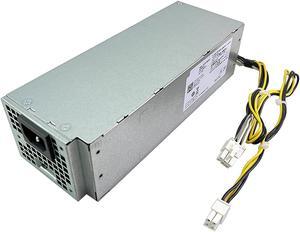 ANPBAORE H260EBM-00 H7X3F 260W Connector:6Pin+4Pin Power Supply Replacement for dell OptiPlex 3050 3060 5050 5060 7050 7060 MT Inspiron V3668 V3669 L260EBM-00 AC260AM-00 B260EBM-00 52CKC 8X63N 3YNRJ