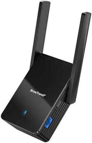 BrosTrend WiFi 6 AX3000 WiFi to Ethernet Adapter with RJ45 Gigabit Port, Dual Band Wireless Bridge for PC, Smart TV, Xbox, PlayStation, Printer, Blu-Ray Player, DVR etc. WiFi to Wired Ethernet Adapter
