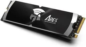 DATO 1TB Internal SSD w/Heatsink for Gaming, ARES Dark Sword M.2 2280 PCIe Gen4x4 Solid State Drive, Up to 7200/6850 MB/s, Storage Expansion for Gaming Consoles - Black