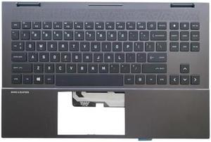 wzqrps Replacement for HP OMEN 15EK 15EN 15ZEN100 Laptop Upper Case Palmrest RGB Backlit Keyboard Assembly Part M00667001