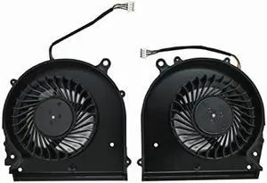 ZHAWULEEFB Replacement New Laptop CPU + GPU Cooling Fan for Gigabyte P56 P56XT P56X V7 7700HQ GTX1070 Series BS4805HS-U3B BS4805HS-U3C DC5V 0.5A Fan