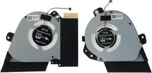 Replacement CPU GPU Cooling Fan for Asus ROG Zephyrus GU502DU GA502IU GA502IV 5V 0.5A 13NR03V0T02011 13NR0210T01111 13NR0210AM0901 DFS5K12304363C DFS5K12115491P