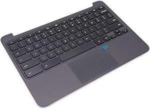 Deal4GO Black Upper Case Palmrest Keyboard & Touchpad for HP Chromebook 11 G4 EE (Education Edition) EAY0702301A 788699-001 851145-001