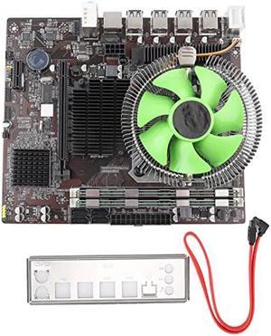 PC CPU Motherboard Set,X58 Desk Top PC Motherboard Set,for Intel Xeon X5650 CPU High Air Volume Radiator,8G Memory Main Board Set