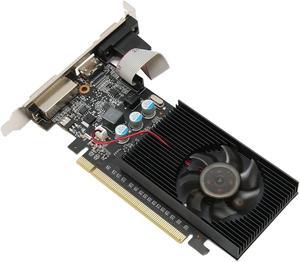 Gaming Graphics Card, 1000MHz GT210 Computer Low GPU 1GB 64Bit GDDR3 PCI Express 2.0, VGA DVI, Air Cooling Desktop Video Card for Gaming Working, for DirectX10.1
