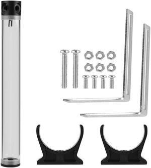 Water Cooling Reservoir, 190mm / 240mm / 300mm / 400mm*50mm Diameter POM Cylindrical CPU Water Cooler Reservoir System Heat Sink Kit for PC Computer(400mm)