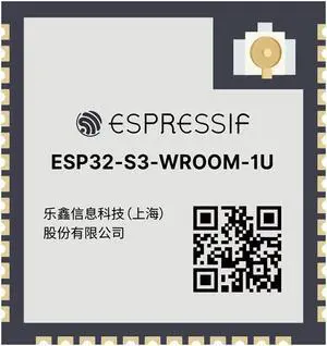 Espressif ESP32-S3-WROOM-1U-N8 Module, Wi-Fi, 8 MB SPI Flash, SMD, Board