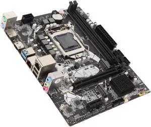 Diyeeni B460M DDR4 MATX Motherboard, Computer Motherboard LGA1200 (10th Generation CPU), PCI E3.0, 5.1 Channel Sound Card, Support DP HDMI PCIE 1X, M.2 NVM, SATA3.0, 10*USB