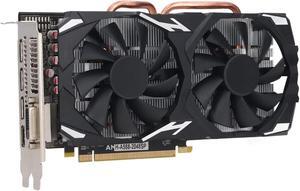 HEITIGN Graphics Card RX580 Game Graphics Card 8GB GDDR5 256BIT Low Noise Desktop Computer Graphics Card for Windows 10 11 Vista (RX580 8GB GDDR5 256BIT)