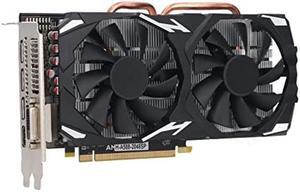 Yunseity RX580 Game Graphics Card, 8GB GDDR5 256BIT Computer Gaming Graphics Card, Efficient and Silent, 7680 x 4320 High Resolution, Stable and Durable, Multi Interface (RX580 8GB GDDR5