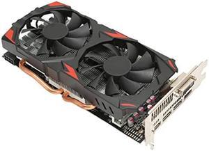 RX 580 Gaming Graphics Card, Dual Fan 256bit 8GB GDDR5, 60Hz Output 4K Resolution, 16 PCI Express 3.0 Gaming Graphics Card for Home Office