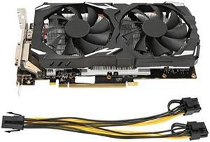 Gaming Graphics Card, RX 580 Graphics Card 8GB GDDR5 256bit Support 8K 16 PCI Express 3.0 2 Cooling Fans Gaming Graphics Card