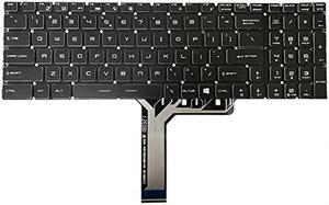 Zahara Keyboard Backlit US Replacement for MSI Steel GS60 GS70 GS72 GT72 GE62 GE72 GS73VR WS60 6RF-009US