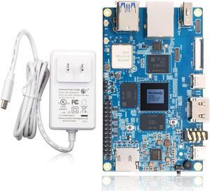 Orange Pi 5B 16GB+256GB Single Board Computer, Rockchip RK3588S 8-Core 64 Bit Wi-Fi6 Bluetooth 5.0 Development Board Compatible Orangepi OS/Android/Debian/Ubuntu (Pi 5B 16G256G+Type-C Power Supply)