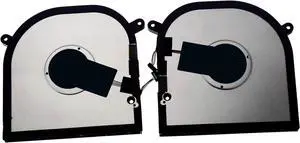 Rangale New CPU and GPU Cooling Fan for Dell XPS 17 9700 9710 Precision 5750 RTX 2060 2020 Series Integrated Graphics Fans EG50060S1-C501-S9A EG50060S1-C511-S9A
