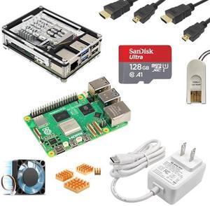 MarsKit Raspberry Pi 5 Ultimate Starter Kit -128GB Edition/Raspberry Pi 5 (8GB RAM) /Raspberry Pi OS Pre-Installed