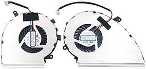 New Replacement Cooling Fans for MSI GE72VR GP72VR GL72VR MS-179B Laptop Fan One Pair