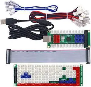 SJ@JX Development Keyboard Encoder Board Game Controller DIY LED Keyboard Development Board Media Music USB Encoder 88 Keys Arcade DIY Kit