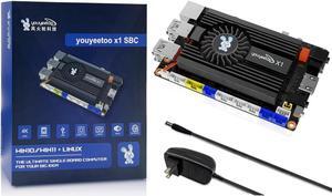 WayPonDEV youyeetoo X1 X86 Single Board Computer - A 64bit Windows 10/11/Linux Mini PC with in-tel Celeron N5105, Support Optional WiFi&BT, M.2 2280 NVMe or SATA SSD (16GB RAM+0GB Storage)