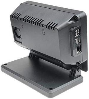 SmartiPi Touch Pro - Case for The Official Raspberry Pi 7" Touchscreen Display - with Cooling Fan