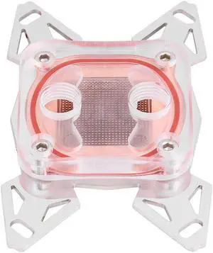 Diyeeni CPU Water Block for AM4 Socket, PC Water Cooling CPU Cooler Heat Sink G1 / 4" Thread, Copper Base, Computer Liquid Cooling System Accessories