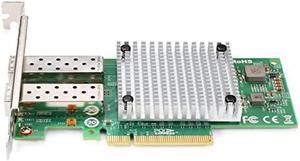 10Gb PCI-E NIC Network Card Compare to Intel X710-DA2, Dual SFP+ Ports, with Intel X710-BM2 Chipset, 10Gb PCI Express Ethernet LAN Adapter Support Windows Server/Windows/Linux/ESX