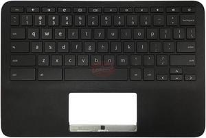 Partsatoz Laptop Palmrest Upper Case with US Keyboard NO Touchpad Replacement for HP Chromebook 11MK G9 EE (MediaTek) M44258-001 (NOT 11 G9 EE TPN-Q256)