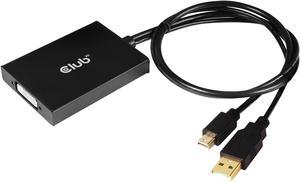 Club 3D CAC-1130-A Mini DisplayPort to Dual Link DVI, HDCP Off Version for Apple Cinema Displays Active Adapter M/F