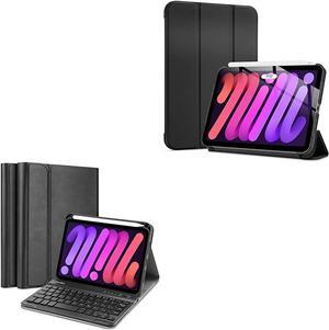 ProCase Hard Back Cover Bundle with Keyboard Case for iPad Mini 6