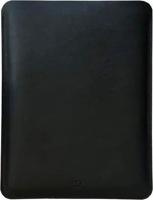 Aartedesign Genuine Vintage Leather Sleeve case for 13-inch MacBook Air/Pro 2018-2025 M1 M2 M3 A2337 A2179 A1932 / 13 MacBook Pro M1 M2 M3 /A2338 A2251 A2289 (2018-2025) (Vertical, Black)