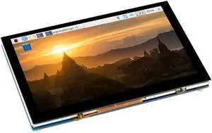 5 Inch DSI Touchscreen for Raspberry Pi, 800×480 Capacitive LCD Display, Driver-Free, 5-Point Touch, for Pi 5/4/3B+/CM4, Supports Raspberry Pi OS, Ubuntu, Retropie, RoPieee