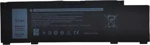 Fully., Fully 266J9 Replacement Laptop Battery Compatible with Dell G3 3590 3500 G5 5500 5505 Inspiron 5490 Series Notebook 0M4GWP M4GWP 0PN1VN PN1VN - 11.4V 51Wh4255mAh