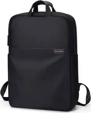 GOLF SUPAGS Travel Laptop Backpack for Women Anti Theft Slim Durable College Bookbag Business Computer Bag Fit 13.3Inch Notebook (Black, 13.3Inch)