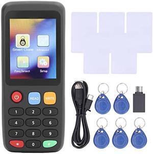 X7 NFC Card Reader,RFID Card Copier Readers Writer Duplicator for IC ID Cards,Smart Card RFID Copier ID IC Reader Writer HD Full Color Screen (5 T5577 Cards 5 T5577 Buckles)