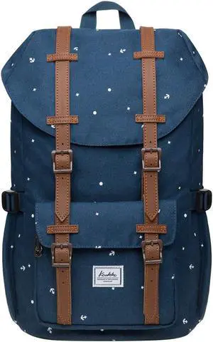 KAUKKO Laptop Outdoor Backpack, Traveling Rucksack Fits 15.6 Inch Laptop(13-BLUE)