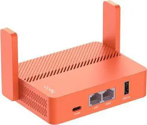 Cudy AC1200 Pocket-Sized Wi-Fi Travel Router, Extender/Repeater for Hotel&Public Network, WISP, VPN Client and Server, USB,TR1200