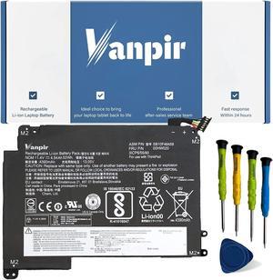 Vanpir 00HW020 SB10F46458 Laptop Battery 11.4V 53Wh 4540mAh Replacement for Lenovo ThinkPad Yoga 460 P40 Series 00HW021 SB10F46459
