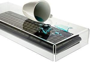Source One Premium Clear Acrylic Keyboard Cover, Protector -20" W x 2.5" H x 7.75" D