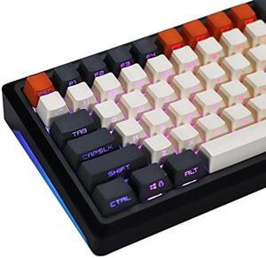 YMDK 133 Key Carbon PBT Double Shot Side-lit Shine Through Backlit keycaps OEM Profile for MX Mechanical Keyboard 108 96 87 NJ80 KBD67 ID80 84 68 64