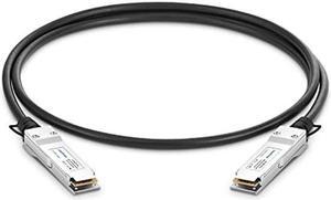 40G QSFP DAC, 3M (10ft) Passive Direct Attach Copper Twinax Cable Compatible with Cisco QSFP-H40G-CU3M