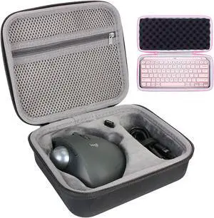 Hard case for Logitech MX Ergo Mouse + MX Keys Mini Keyboard