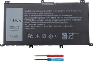 74WH 357F9 Laptop Battery for Dell Inspiron 15 7000 Gaming 15 7559 i7559 7557 i7557 5577 7567 5576 7566 i75595012GRY i55777342blkpus INS15PD Series P65F P65F001 P57F 71jf4 071jf4 0GFJ6 0357F9