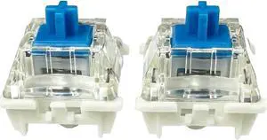 Zjmehty Gateron G Pro 3.0 Blue Switches for Mechanical Keyboard,3-Pin 60gf Clicky/Pre-Lubed/Pin-Enhanced Switches(72pcs,Blue,3-Pin)