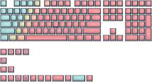 Glacier Skyloong GK7 PBT Translucent Keycaps Compatible with 60%/65%/75%/80%/96%/100% Keyboard Layout (Decorative Powder) Glacier Skyloong GK7 PBT Translucent Keycaps Compatible with 60%/65%/75%/80%/96%/100% Keyboard Layout (Decorative Powder)