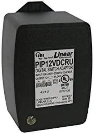 Linear PIP12VDCRU Plug-in 12 VDC 120 VAC Input 2 amps Power Supply