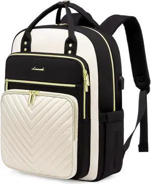 LOVEVOOK 15.6 Inch Laptop Backpack for Women,Fashion Work Travel Backpack,Waterproof Day Pack Purse for Teacher Nurse