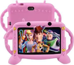 MengDash Kids Tablet, 7 inch Tablet for Kids 2-10, Educational Learning Toddler Tablet Android 11, 3GB RAM+32GB ROM Storage, Google Play YouTube