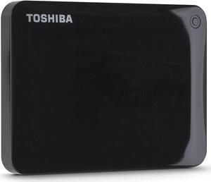 Toshiba Canvio Connect II 1TB Portable Hard Drive, Black (HDTC810XK3A1)