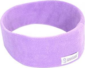 SleepPhones Wireless Sleep Headphones by AcousticSheep V8 | 24-hour Battery | Original and Most Comfortable Bluetooth Headphones for Sleeping (Medium, Quiet Lavender Fleece)