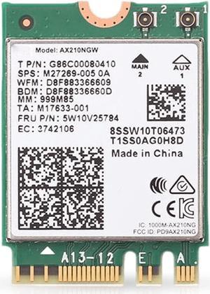 HighZer0 Electronics AX210 WiFi 6E Card | Tri-Band 2.4/5/6 GHz Wi-Fi | Up to 2.4 Gbps | M.2 WiFi Card for PC | No vPro | Supports Bluetooth 5.3 & Intel, AMD, Windows 10/11, Linux | AX210NGW (AX210)